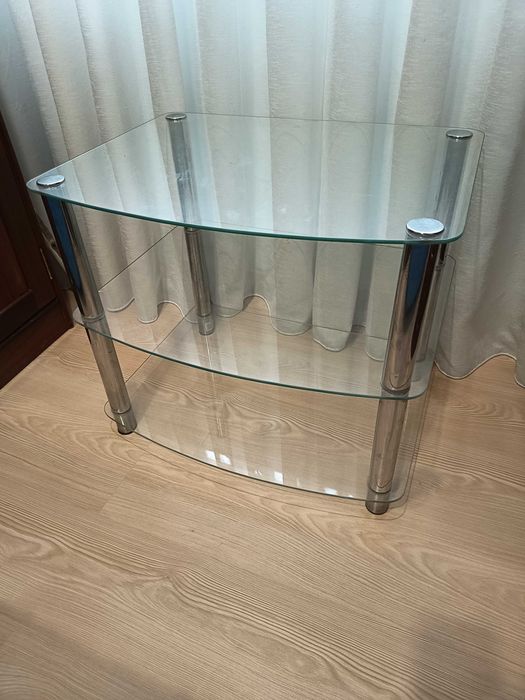 Mesa Suporte para TV em vidro temperado