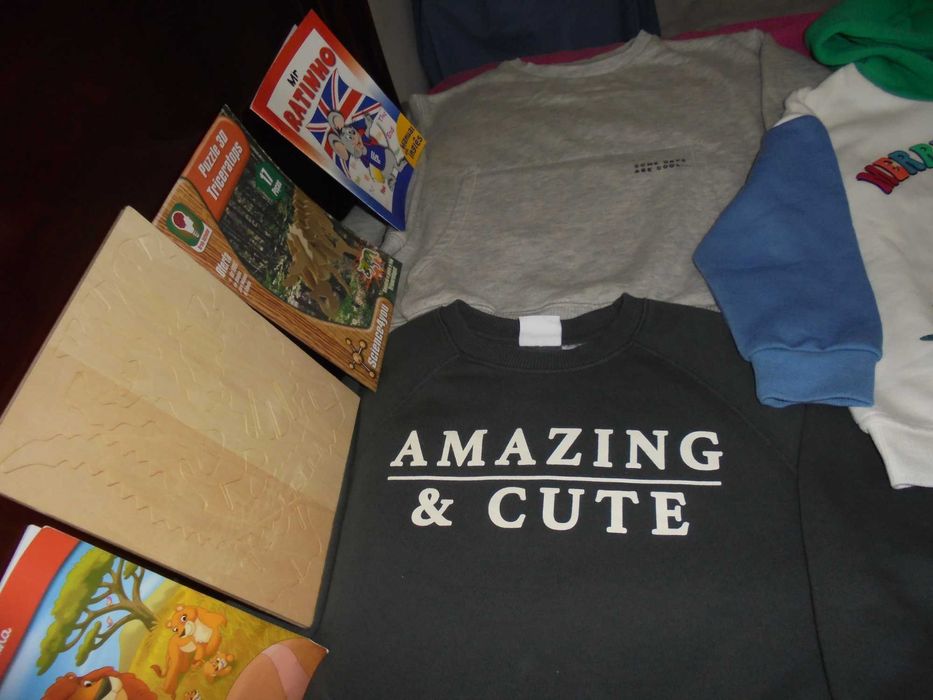 lote de roupa de menino o jogo MINIPUZZLES AS PROFISSÕES