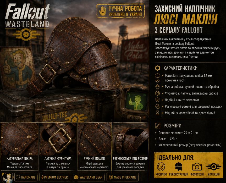 Захисний наплічник Люсі Маклін Fallout