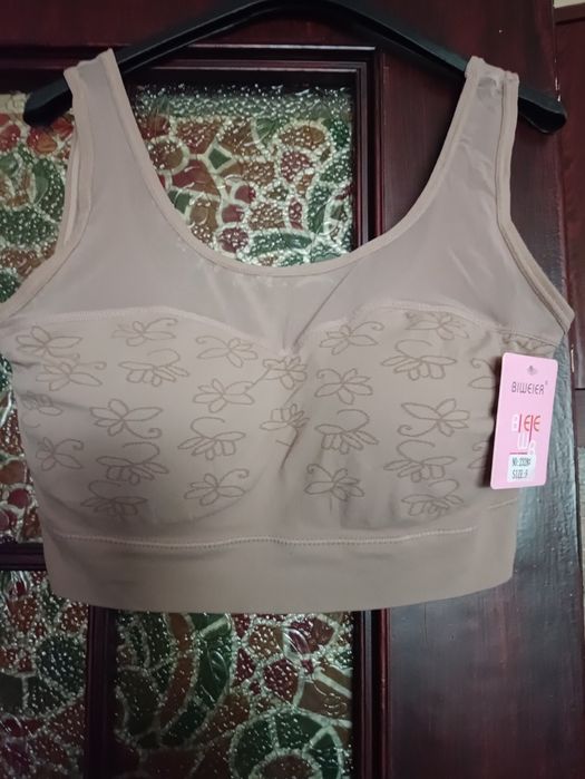 Stanik sportowy z siateczka