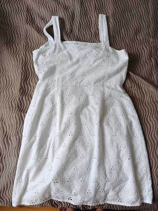 Sukienka biala bawełna Asos 40