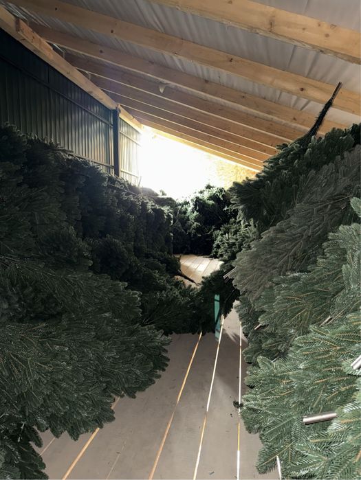 Супер ціна‼️литих і засніжених штучних ялинок,новорічна елка литая ель