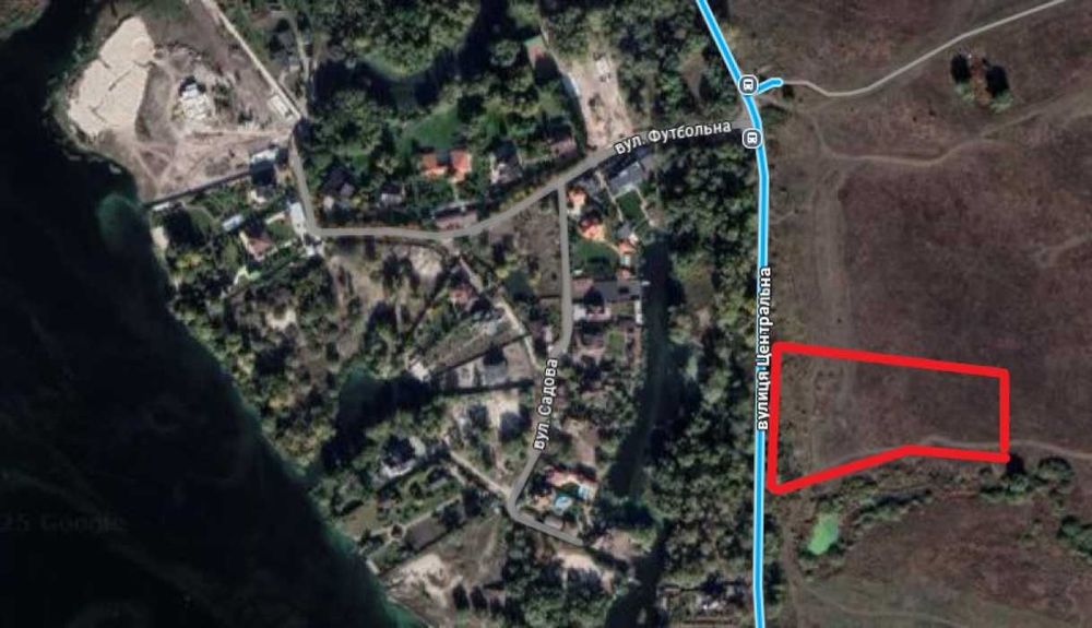 Фасад! Ділянка 70 соток під забудову Центральна Йосипович Осокорки!