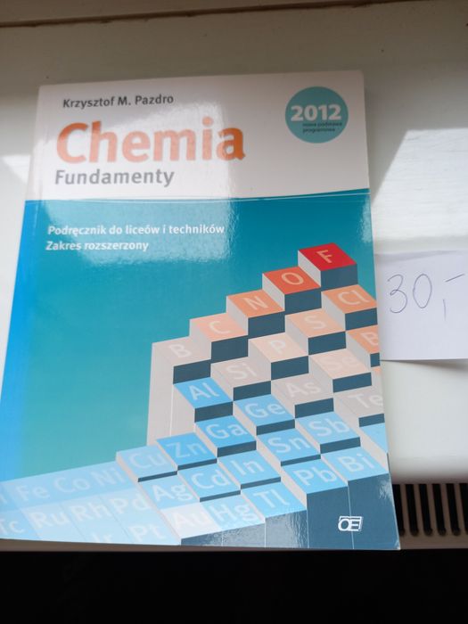 Chemia Fundamenty K. PAZDRO( nowy) zakres rozszerzony