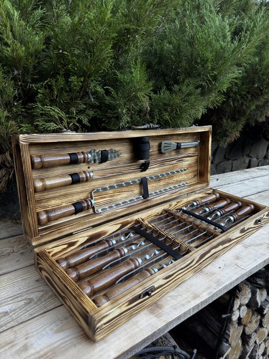 Шампура в кейсі,Набір Шампурів,Від Виробника