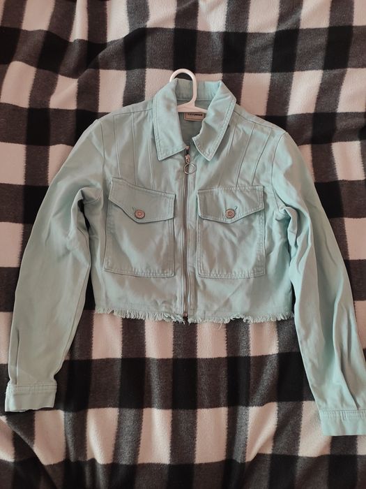 Жакет джинсовий укорочений