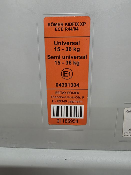 Britax Romer Fotelik dziecięcy 15-36kg kidfix XP VW