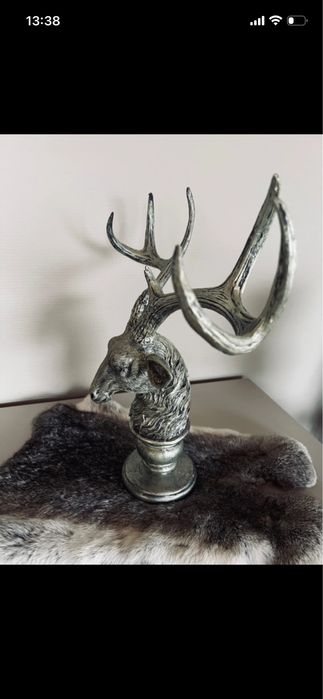 Busto cabeça de veado