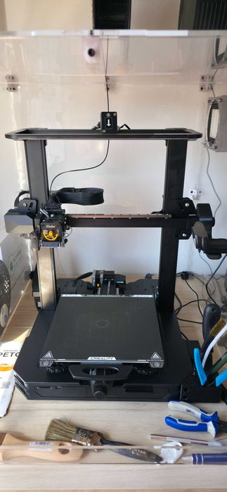 impressora 3D creality ender-3 S1 PRO com cx acrilica