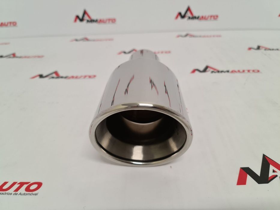 Ponteira Inox Redonda Obliqua 102mm