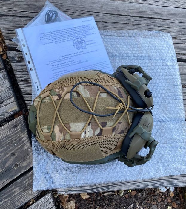 Шолом Фаст тактичний комплект. Захист для голови.