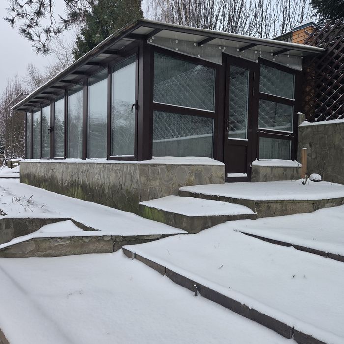 Теплиця односкатна тепла 7м×3м