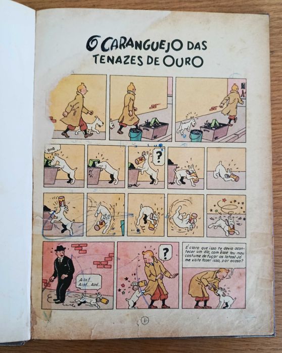 Tintim- O caranguejo das tenazes de ouro