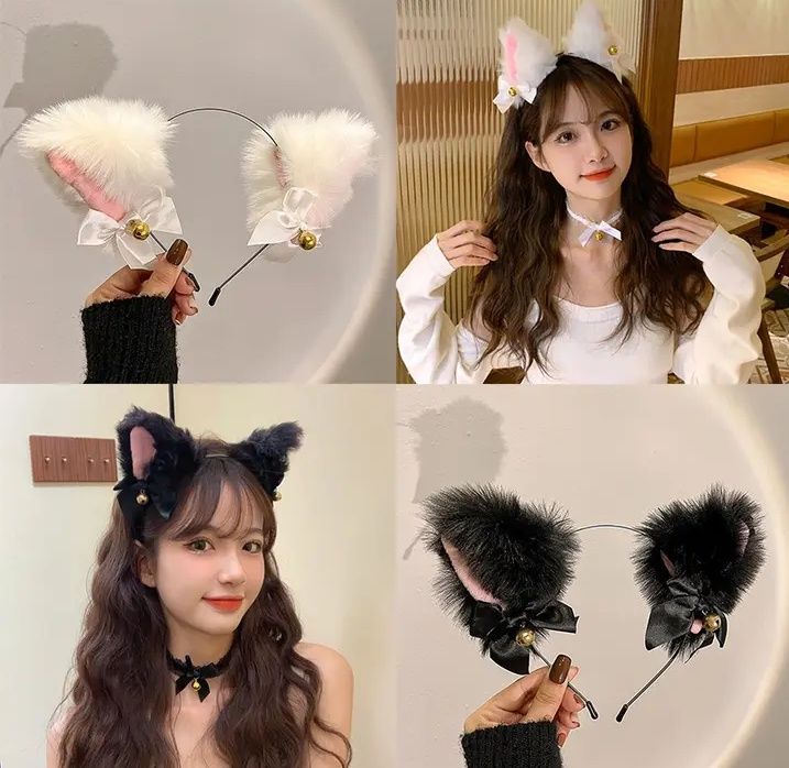 Вуха лисиці вушка котячі фурі Ушки кошки/лисы/ маска 150/230