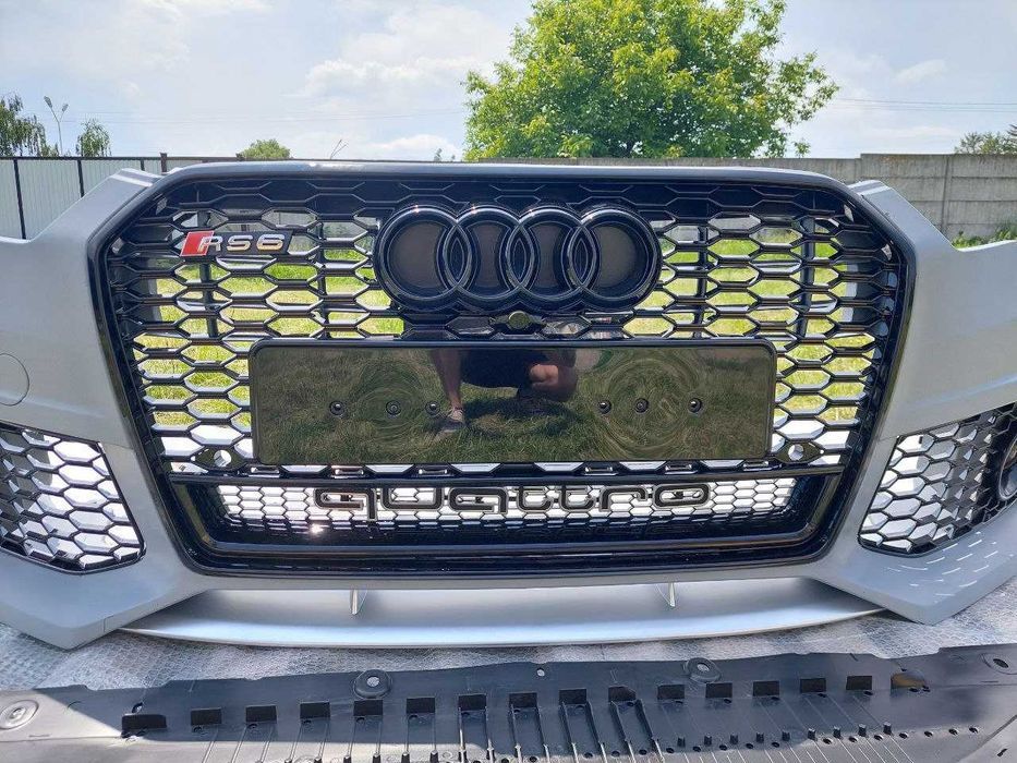Бампер передній стиль RS6 Audi A6 C7 2014 2018