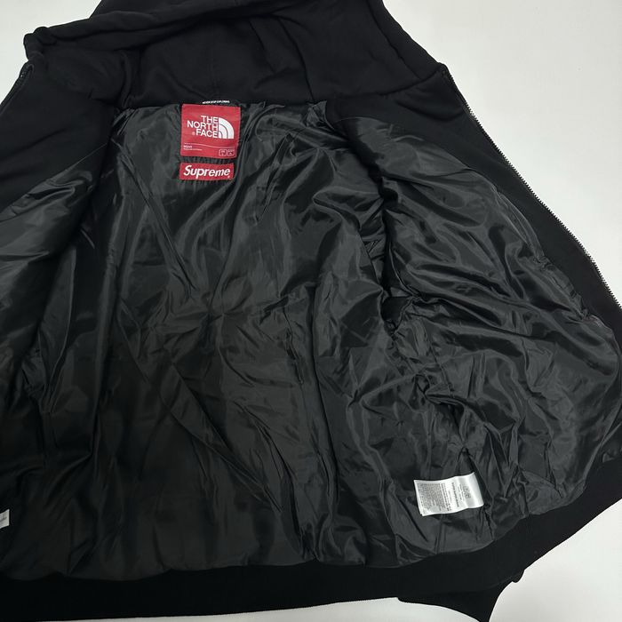 Пуховик Supreme The North Face hooded суприм rap sk8 реп оверсайз