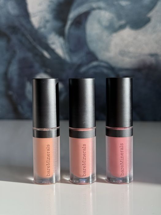 Zestaw 3 nowych pomadek Bare Minerals soft matte nude