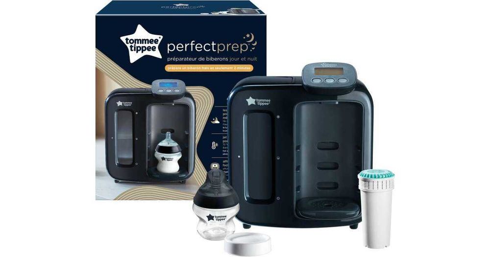 Tommee Tippee Urządzenie do przygotowywania butelek Day & Nigh, Czarny