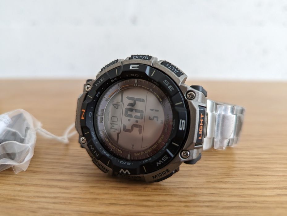 Casio PRG-340T-7 Titanium ProTrek + New + Оригінал!
