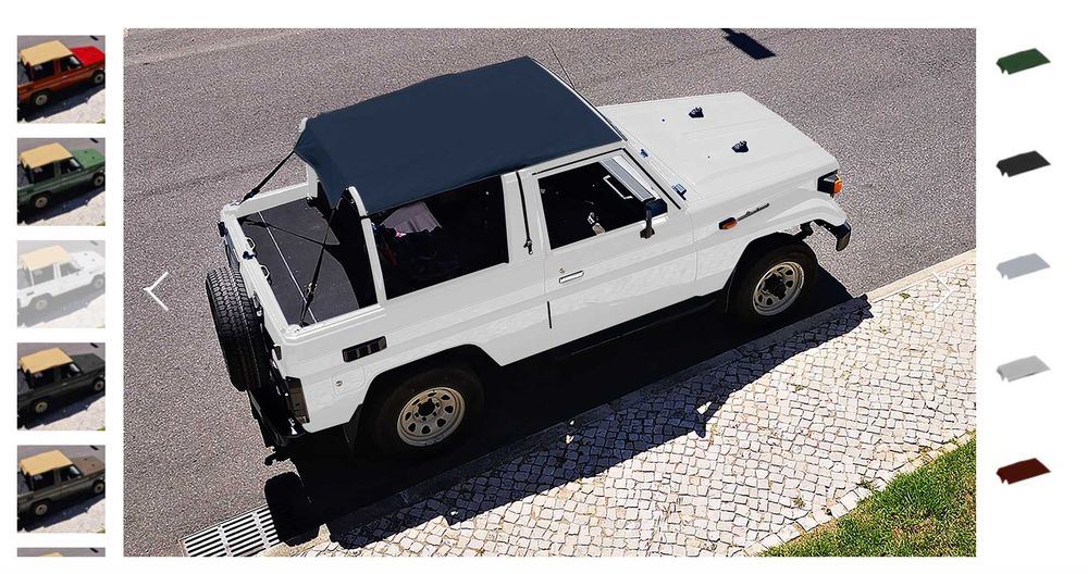 Capotas para Toyota BJ73 (Bimini)