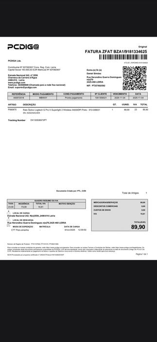 Rato gaming profissional praticamente novo. Ainda com garantia PcDiga