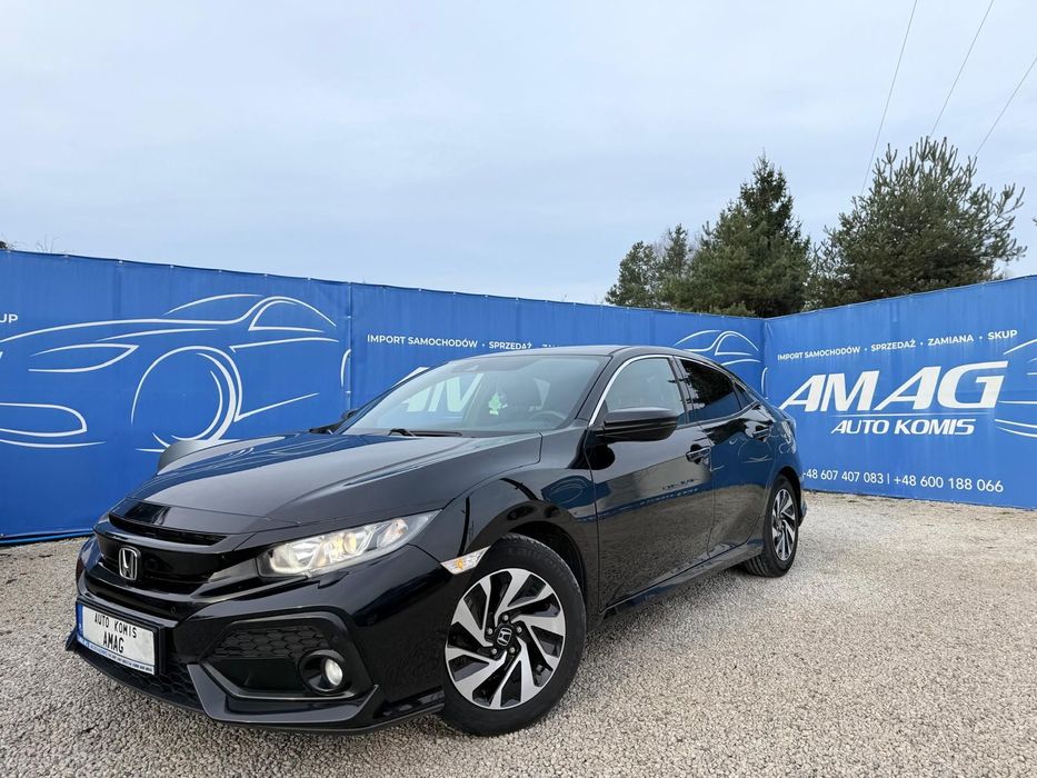 Honda Civic Serwisowana w ASO*Książki*2xKluczyk*Kamera*Klima*Nawi*Gwarancja*