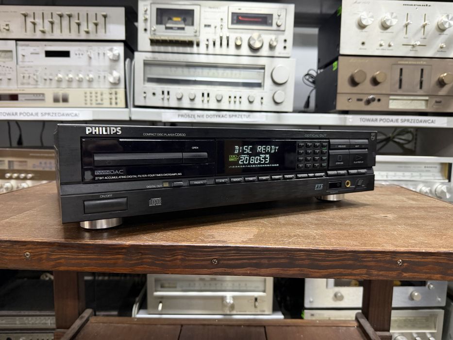 ‼️ Philips CD830 – Odtwarzacz CD Hi-Fi z Przetwornikiem Bitstream, Legendarnym Napędem CDM-4 i Solidną Konstrukcją Audio | Audio Room