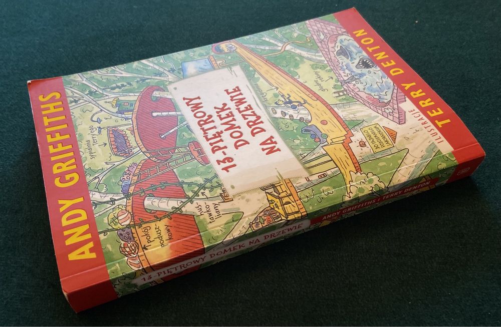 Kaiążka Andy Griffiths 13-piętrowy domek na drzewie