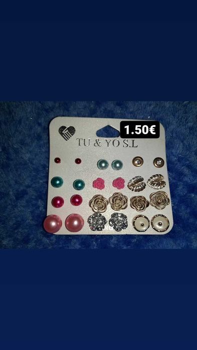 Brincos e anéis novos