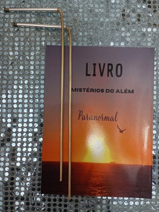 Livro maravilhoso espiritual mais varetas radiestesia artesanais