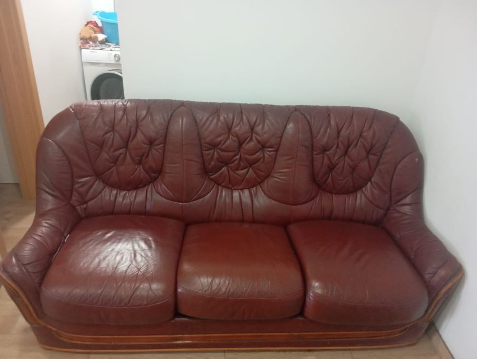 Sofá Castanho 3lugares