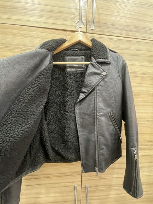 Куртка кожанка шкірянка в стиле Zara тренд новая Европа