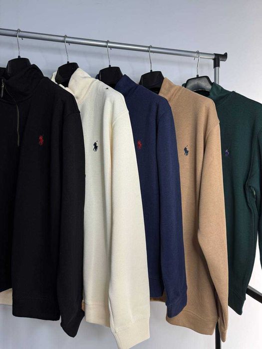 Зіп кофта Polo Ralph Lauren/1/3 zip свитшот ральф лаурен/полузамок