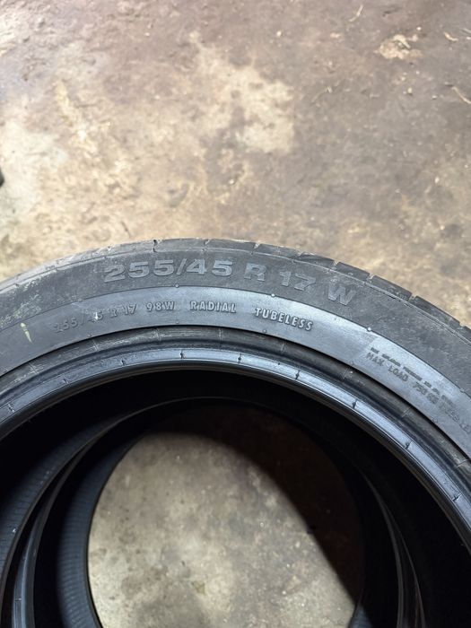 2 pneus 255/45/17 semi novos contisportcontact