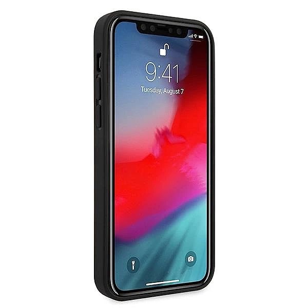 Etui Guess Saffiano na iPhone 12 Pro Max - czerwone
