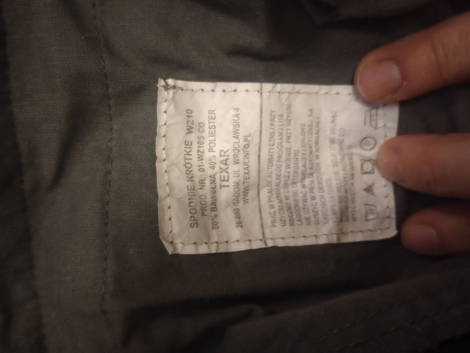 Szorty Texar, WZ-10, kolor Grey