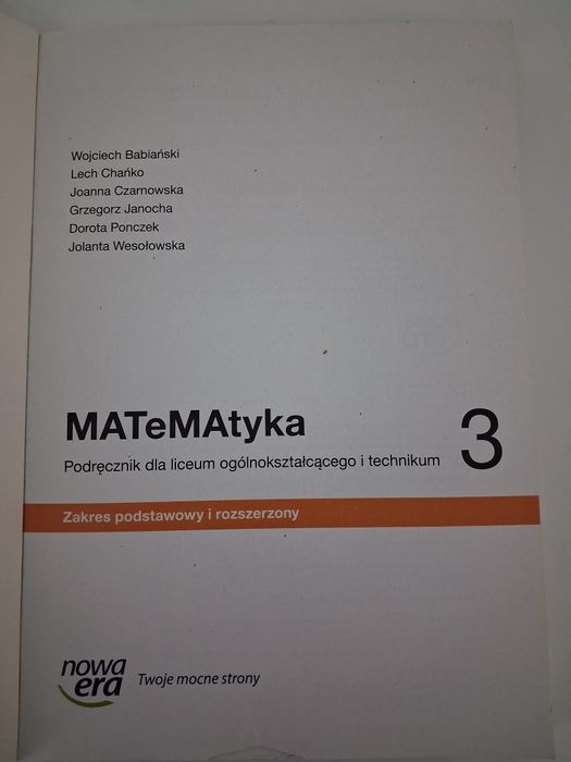 Podręcznik do matematyki kl. III