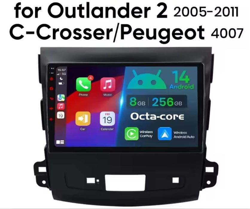 Radio nawigacja MITSUBISHI OUTLANDER  Navi Gps Android