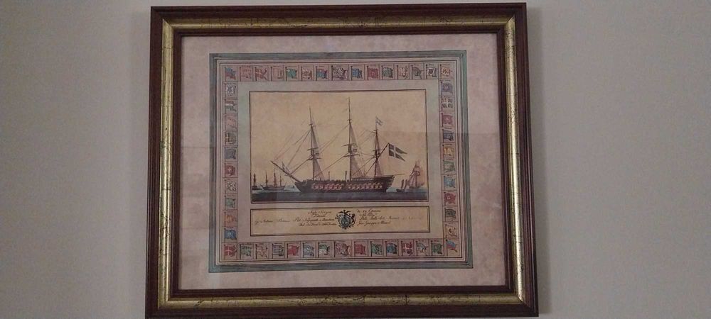 Quadro vintage -caravela