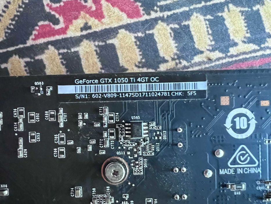 Karta graficzna MSI GeForce GTX 1050 Ti 4GT OC 4GB GDDR5