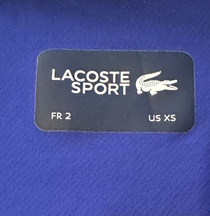 Куртка Lacoste Sport чоловіча синя windbreaker XS/S оригінал