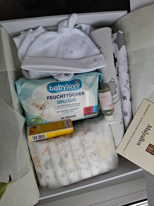 Подарунковий набір для немовлят, новонароджених, на виписку MaxiBox РОЗПРОДАЖ