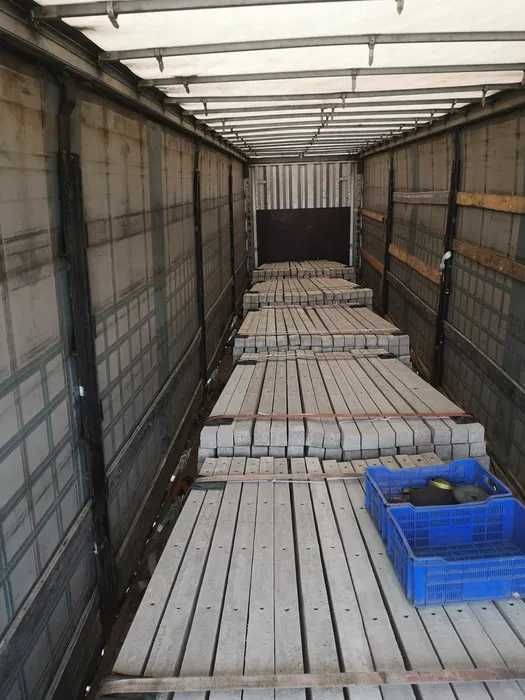 Słupki betonowe ogrodzeniowe 220cm do siatki malin słupek 2, 2m słupek