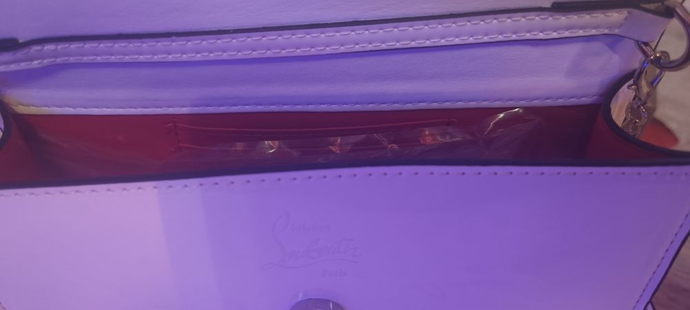 Torebka Christian Louboutin limited edyttion withe