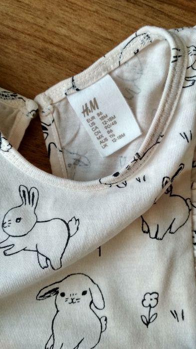 Sukienka dziewczęca h&m + sweter, 86