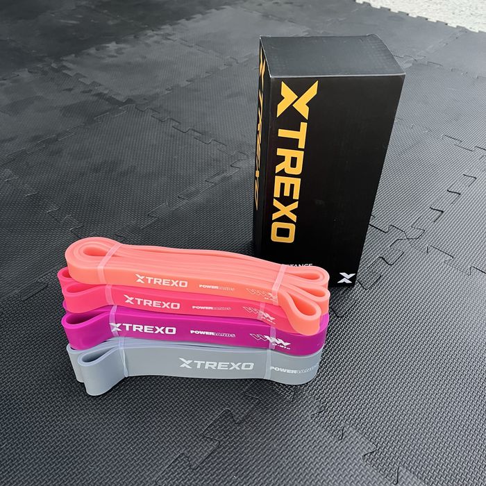 Гумові петлі, набір 4 шт., еспандер, Фітнес резинки для підтягування