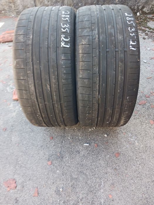 Vendo pneus semi-novos 265/35/22 Continental