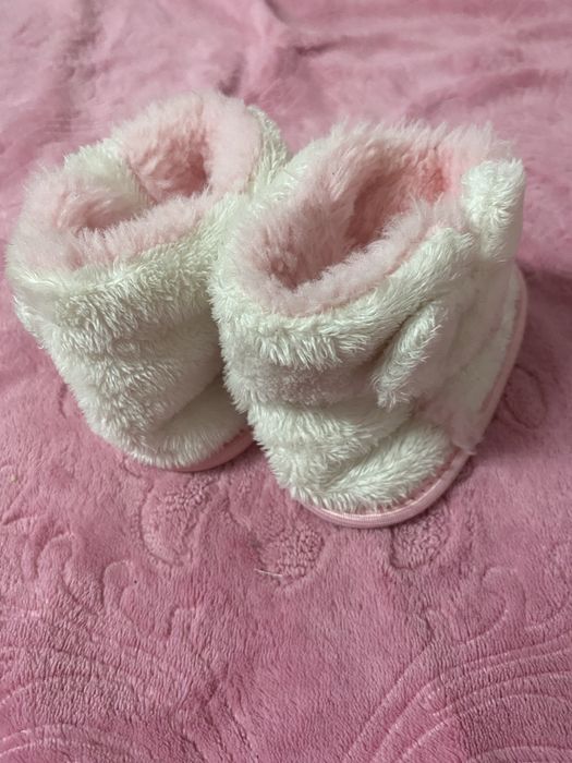 buciki futerkowe na rzepy