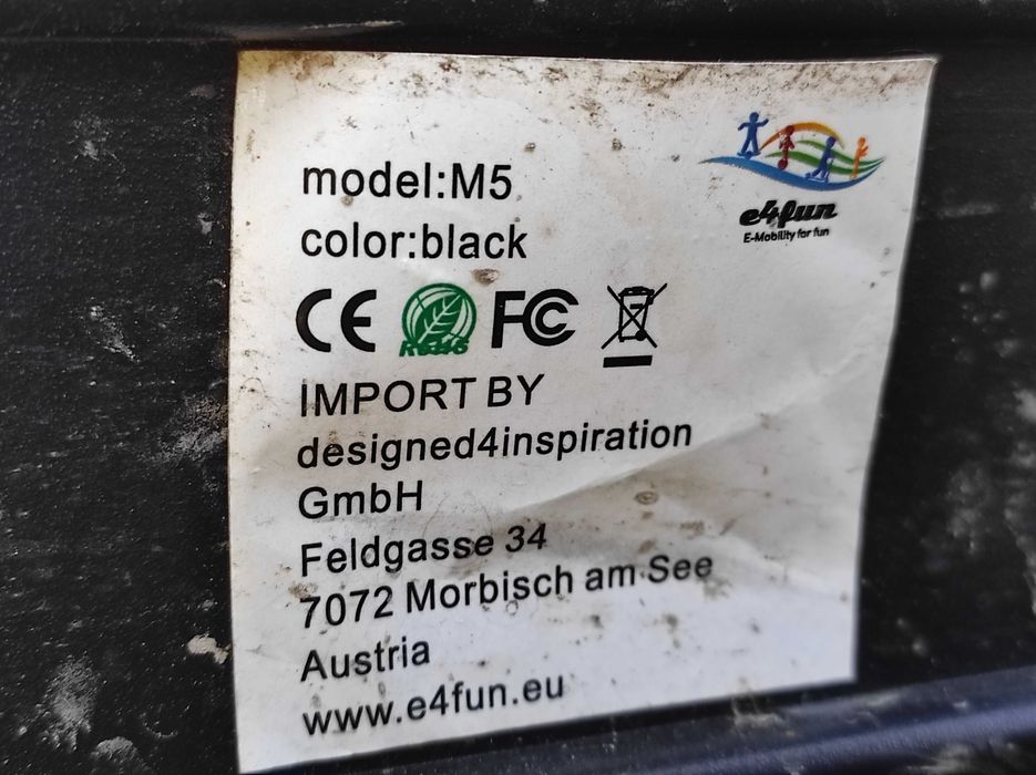 Електросамокат e4fun модель M5