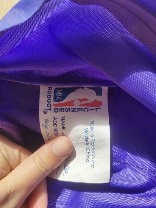 Mochila Lakers roxa